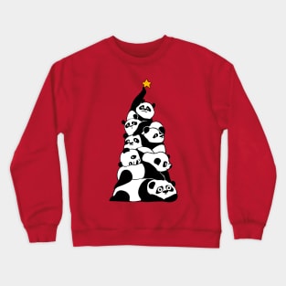 Christmas Tree Pandas Crewneck Sweatshirt